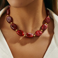 Ethnic Patchwork Style Irregular Multicolored Chain