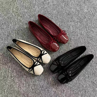 Flat Shoes Low-cut Patent Leather Fashion Mary Jane Shoes
