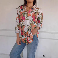 Women's Loose Casual Print Shirt Top