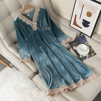 Women's Nightdress Can Be Worn Outside Over The Knee