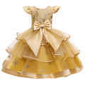 Children's Performance Dress Skirt Big Butterfly