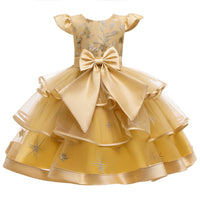 Children's Performance Dress Skirt Big Butterfly