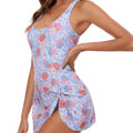 Women's Printed Jumpsuit Fashion Casual One-piece Swimsuit