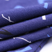Men's Underwear Boxers English Printed Summer Thin Ice Silk Comfort