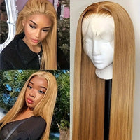 Lace Headband With Real Straight Hair