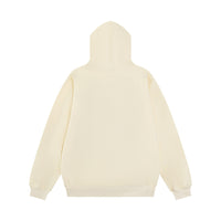 Letter Printed Long Sleeve Hooded Bathroom