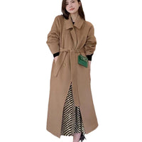 Gentle Hepburn Style Autumn And Winter Woolen Coat