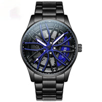 Men's Wheel Rotating Fashion Waterproof Quartz Watch