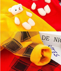 Children's Foreign Style Baby Net Red Fashionable Sweater Suit