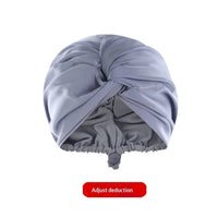 Silk-like Fabric Stretch Satin And Ice Sleep Caps