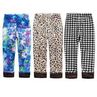 Fleece-lined Thermal Leggings For Girls