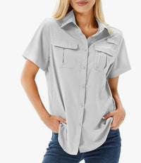 Multi-pocket Breathable UV-protective Lightweight Outdoor Shirt