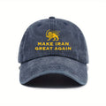 Washable Baseball Cap With A Curved Brimperfect For Spring And Summer Outdoor Sun Protection