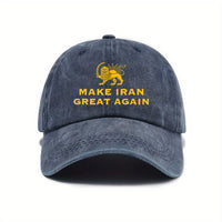 Washable Baseball Cap With A Curved Brimperfect For Spring And Summer Outdoor Sun Protection