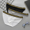 Cool Contrast Color Simple Briefs Seamless Comfort Men's Convex Shorts