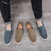 Men's Casual Pumps Canvas Lazy Old Beijing Cloth Shoes Soft Bottom