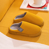 Couple's Home Indoor Cotton Drag Warm Non-slip Plush