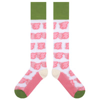 Summer Thin Breathable Transparent Glass Silk Socks Women