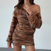 Long-Sleeve Dress In European And American Style