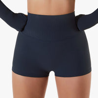 High Waist Abdominal Fitness Tight Shorts