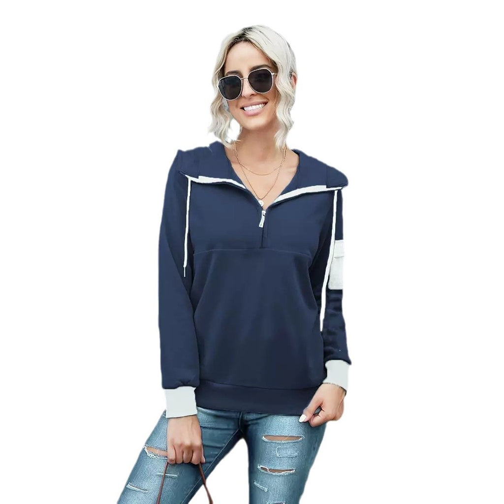 Casual Versatile Slimming Hooded Sweater