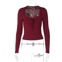 Women's Lace Fashion Hot Girl Skinny Slimming Top
