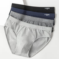 Mens Breathable Cotton Briefs With An Antibacterial Cotton Crotch