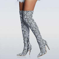 European And American Pointed Toe Stiletto Over The Knee Boots