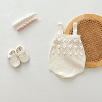 Baby Girl's Hand Hook Ball Round Neck Pullover Sweater