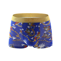 Men's Golden Dragon Print Pants