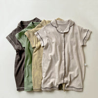 Baby Summer Open-chest Crawl Suit