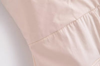 Summer New Women's Windbreaker Fabric Hanging Collar Jumpsuit