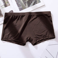 Men's Ice Silk Thin Transparent Boxer Briefs