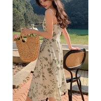 Printed Strap Maxi Dress For Women