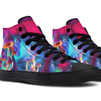 Printed Couple High-top Canvas Shoes