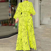 Elegant Striped New Print Jumpsuit For Women
