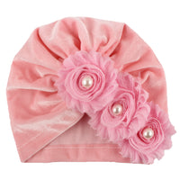 Baby Solid Color Flower Hat