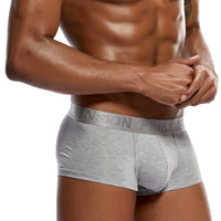 Modal Men's Low Waist Panties Solid Color Underwear