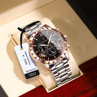 Multifunctional Moon Phase Mens Watch