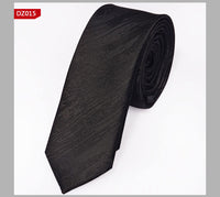 British Style Polyester Yarn Dyed Male 5cm Narrow Tie