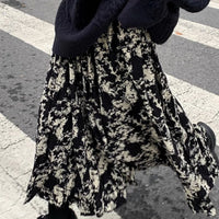 Women's Western Style Slimming Tie-dyed Skirt