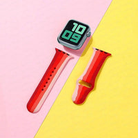 Simple And Creative Colorful Silicone Replacement Strap