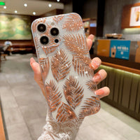 Laser Leaf Mobile Phone Protective Shell