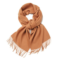 Inner Mongolia Full Wool Shawl Scarf Women's Plain Wool Scarf