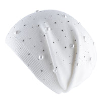 Warm Hot Drill Ladies Rabbit Fur Knitted Hat