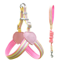 Dog Hand Holding Rope Vest Walking Chest Strap