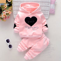 Love Letter Double-faced Velvet Plus Velvet Thick Hooded Sweater