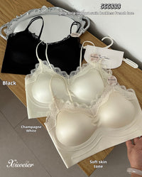Womens Backless Lace Push-Up Seamless Underwear