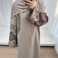 Fashion Embroidered DUBAI Turkish Party Robe