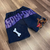 Geometric 3D Digital Printing Shorts